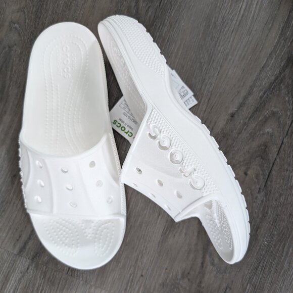 NWT Crocs Baya II Slide White Size 8 - Picture 5 of 7